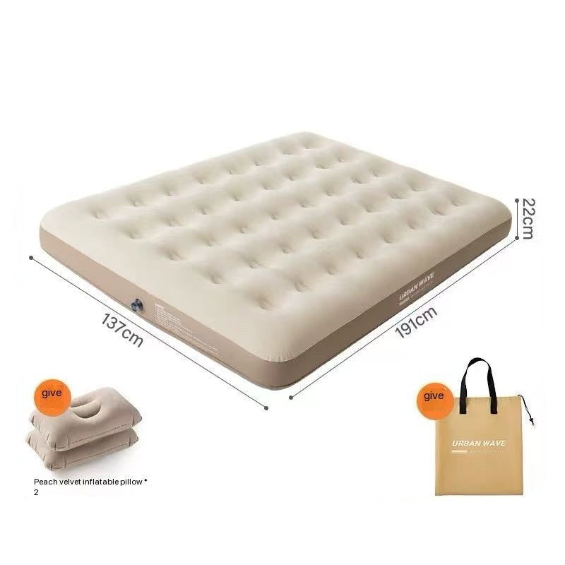 Inflatable Camping Mattress, Foldable Air Bed, Outdoor Tent Sleeping Pad For Home & Camping