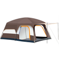 Two-Room 1-Hall Tent with Spacious Interior Brown