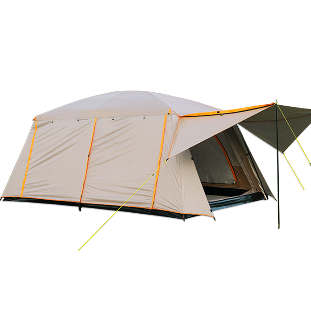 Two-Room 1-Hall Tent with Spacious Interior Full Coverage