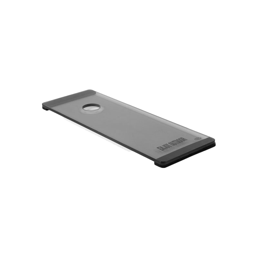 0.5-unit Grey Glass Panel